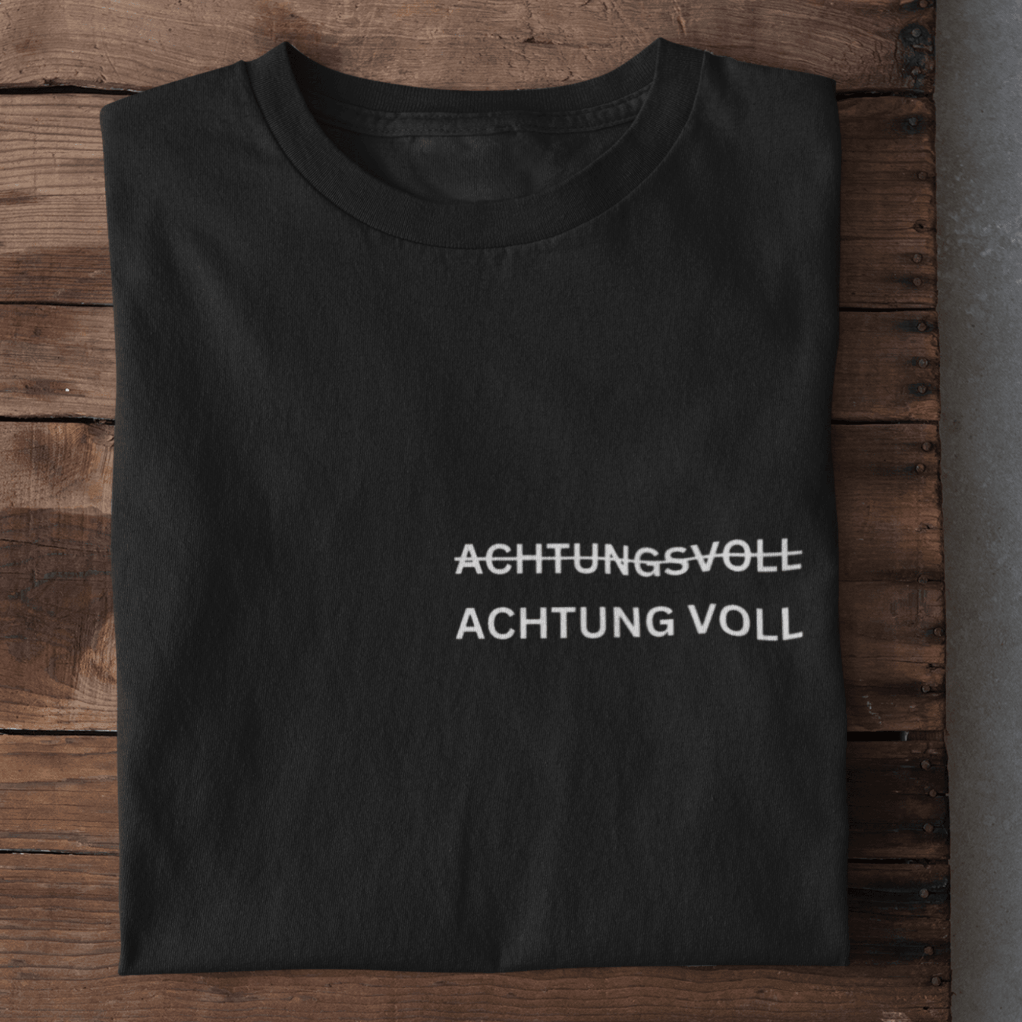 ACHTUNGSVOLL - Herren Shirt - einschenken24.de