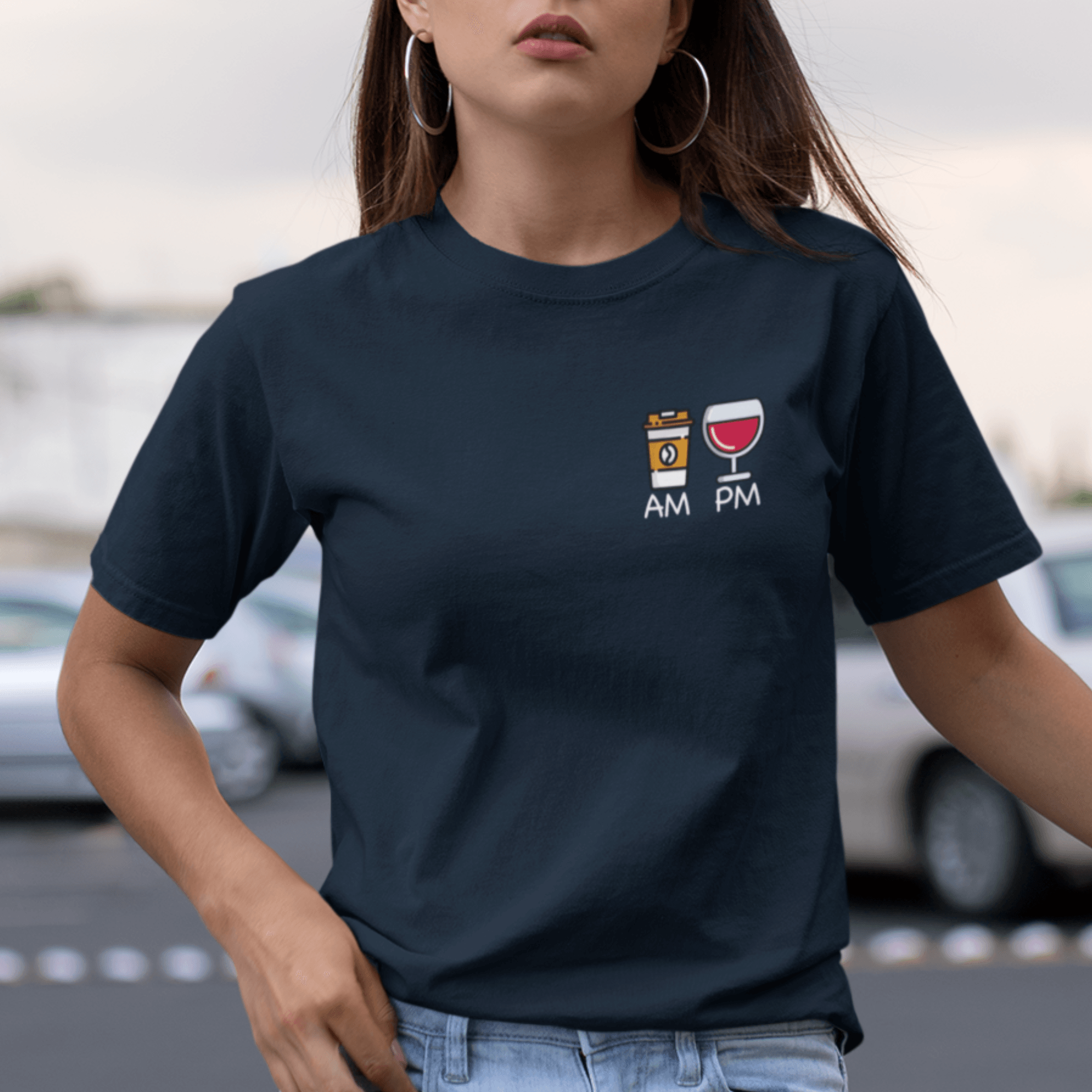 AM PM WINE  - Organic Relaxed Shirt