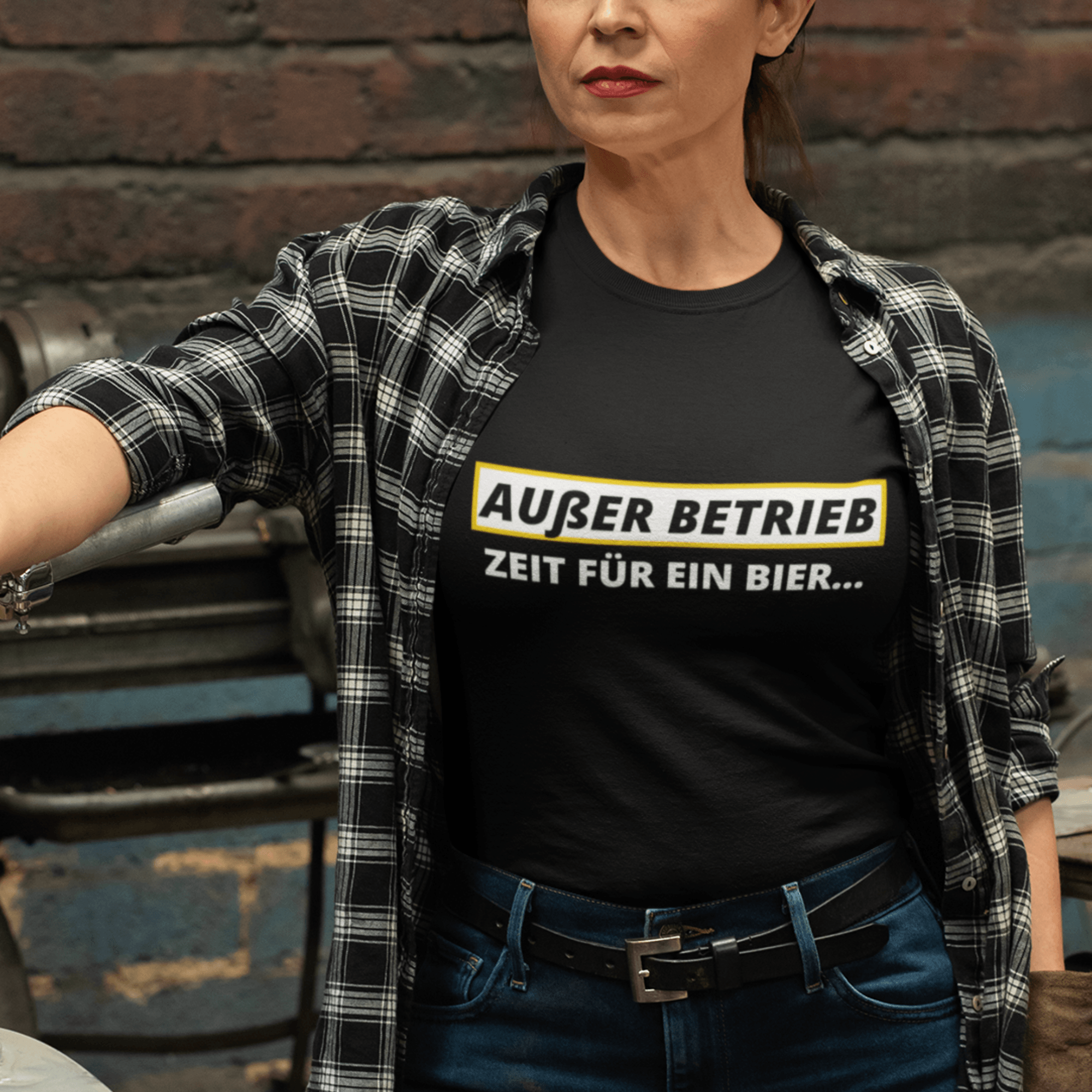 AUßER BETRIEB - Damen Premiumshirt - einschenken24.de