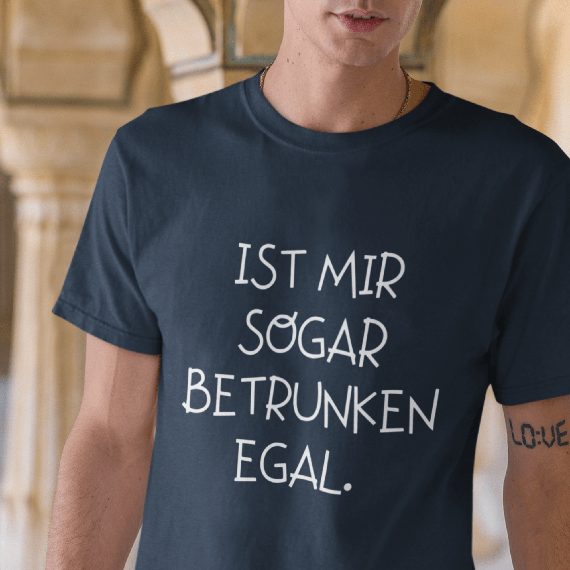 BETRUNKEN EGAL - Herren Shirt - einschenken24.de