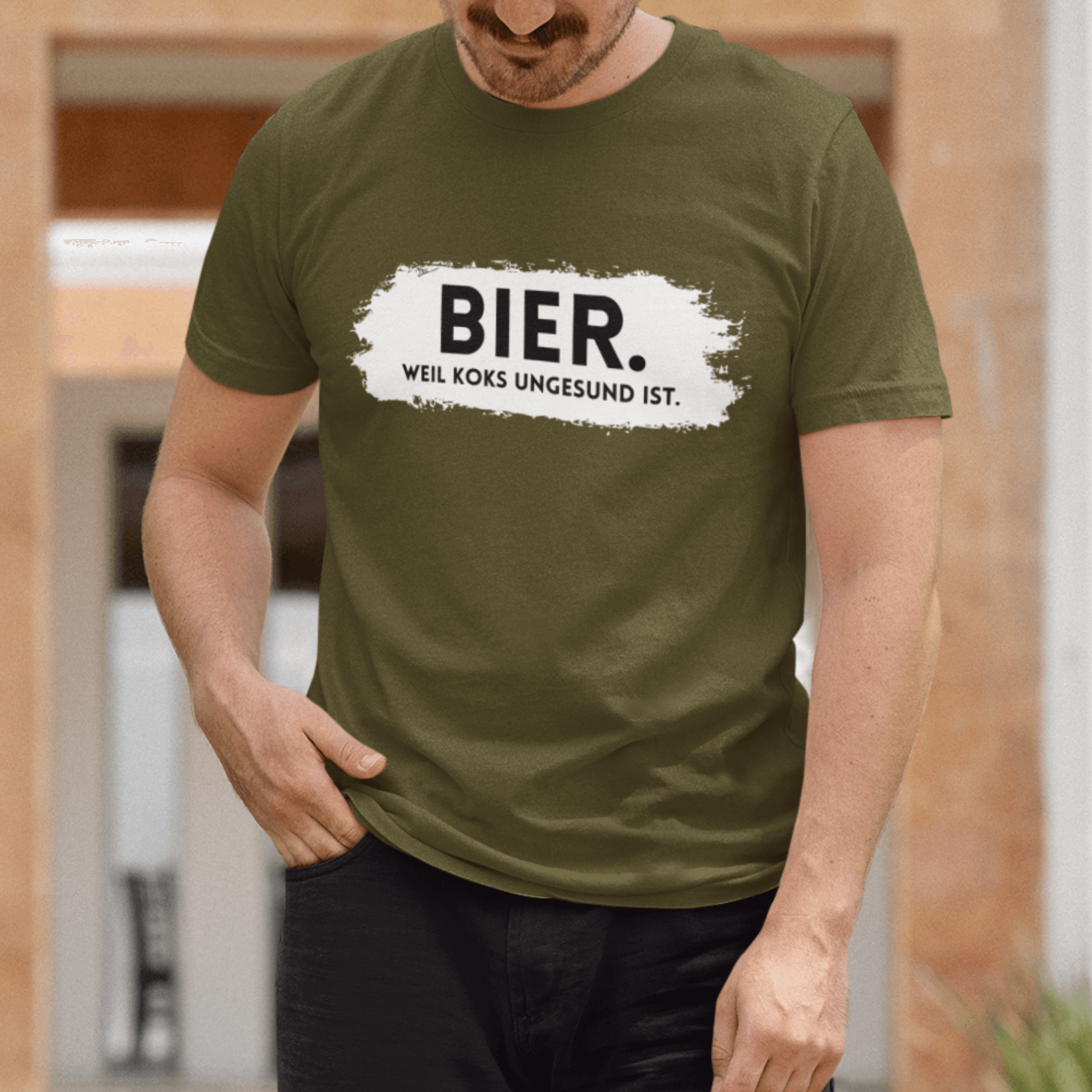 BIER UNGESUND - Herren Shirt - einschenken24.de