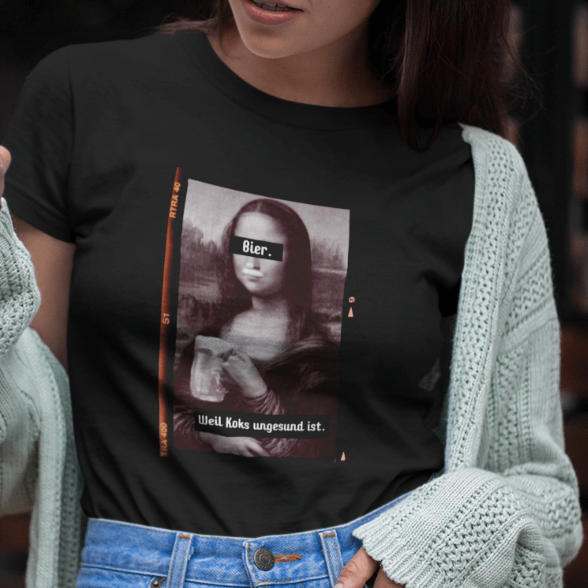 BIER LISA  - Damen Premiumshirt