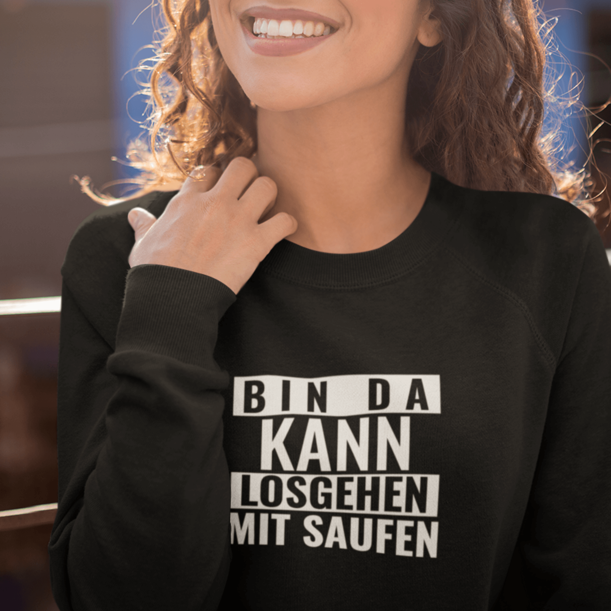 BIN DA - Unisex Organic Sweatshirt - einschenken24.de