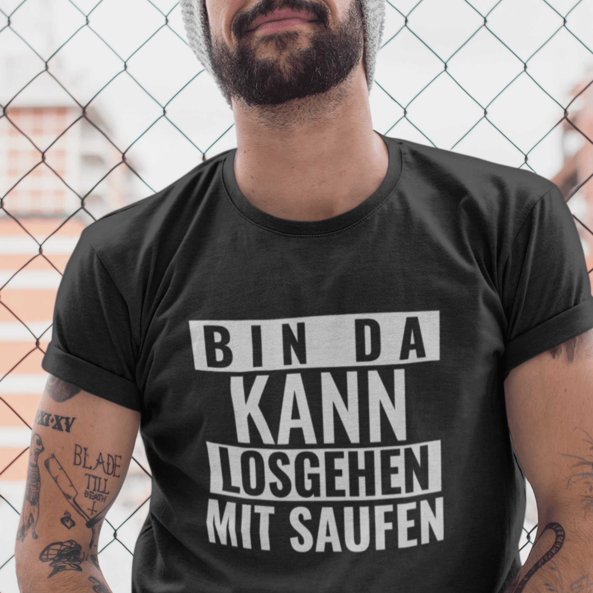 BIN DA - Herren Premium Organic Shirt - einschenken24.de