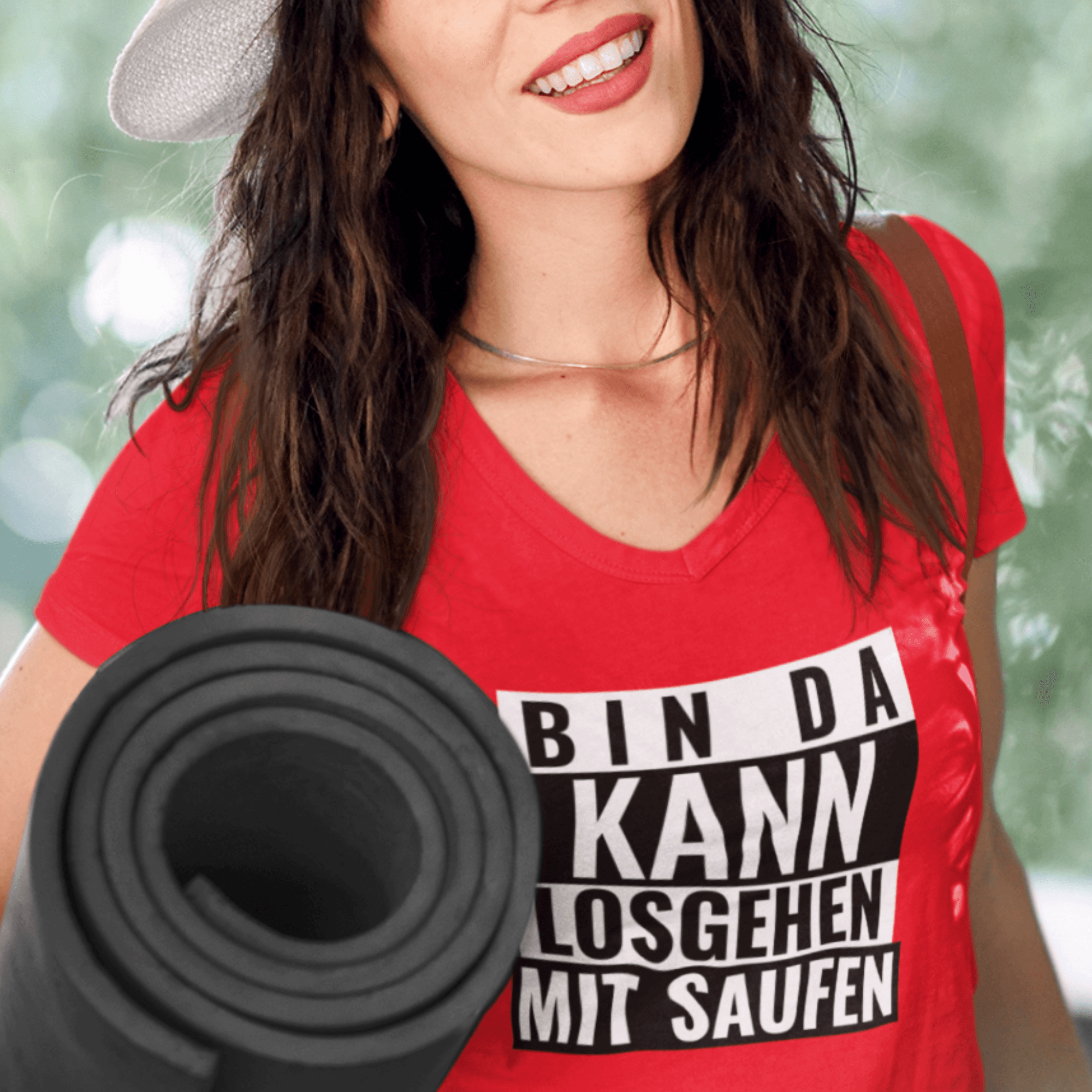 BIN DA - V-Neck Damenshirt - einschenken24.de