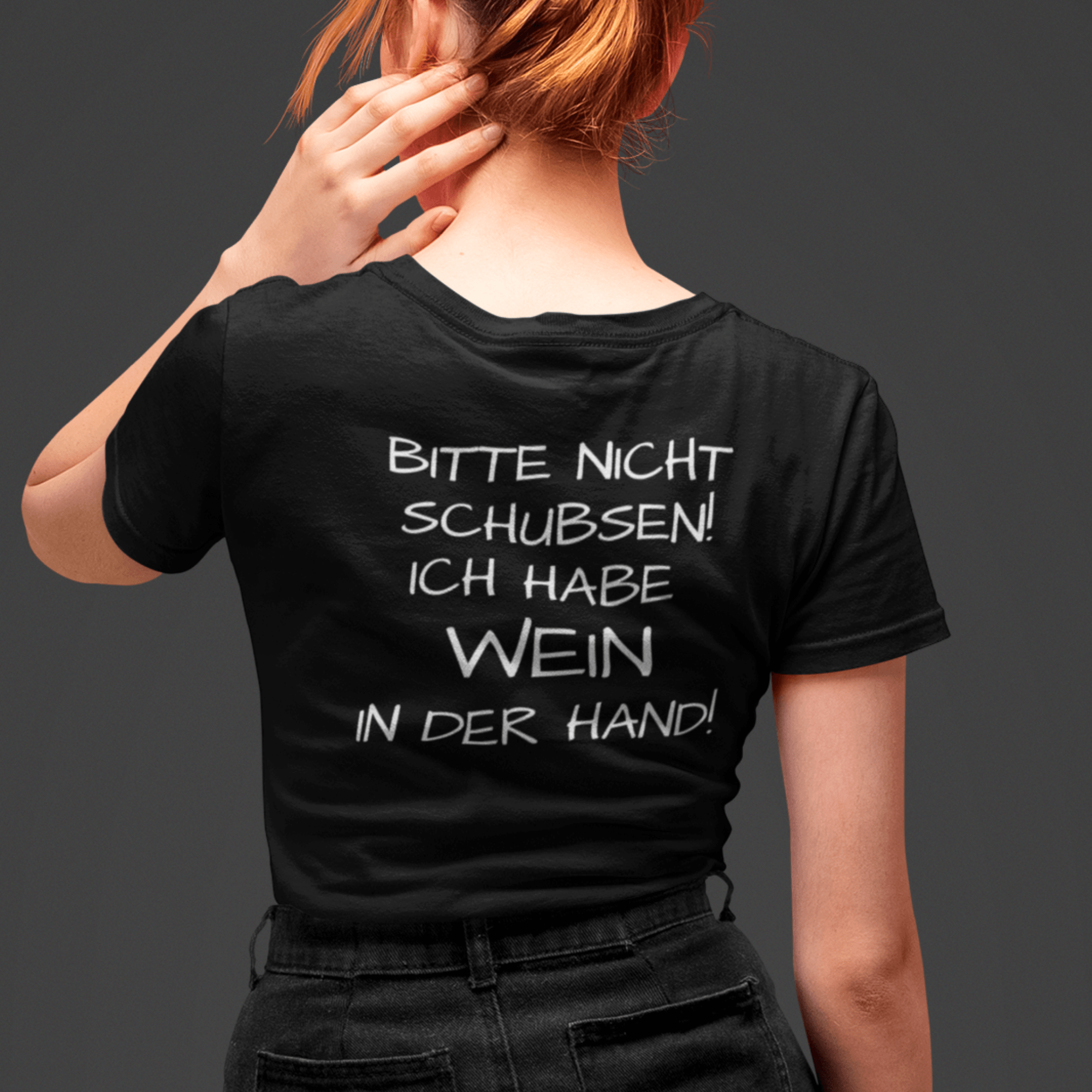 BITTE NICHT SCHUBSEN, WEIN  - Damen Premiumshirt