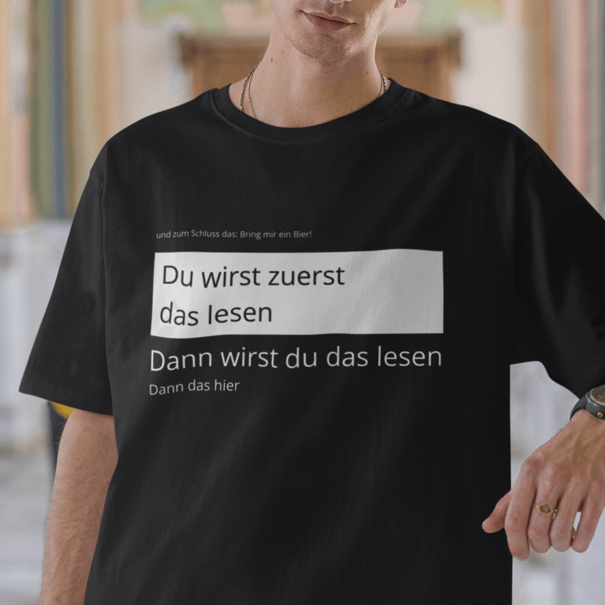 BRING MIR BIER - Organic Relaxed Shirt - einschenken24.de