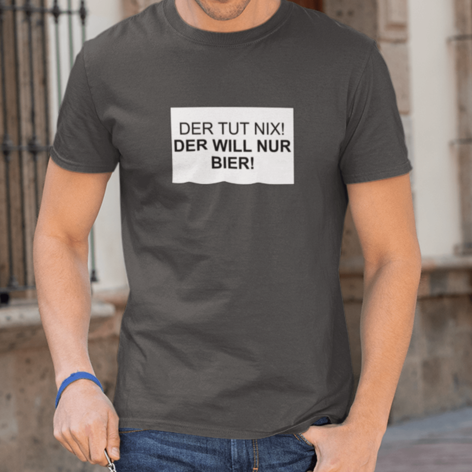 DER TUT NIX! BIER  - Herren Premium Organic Shirt