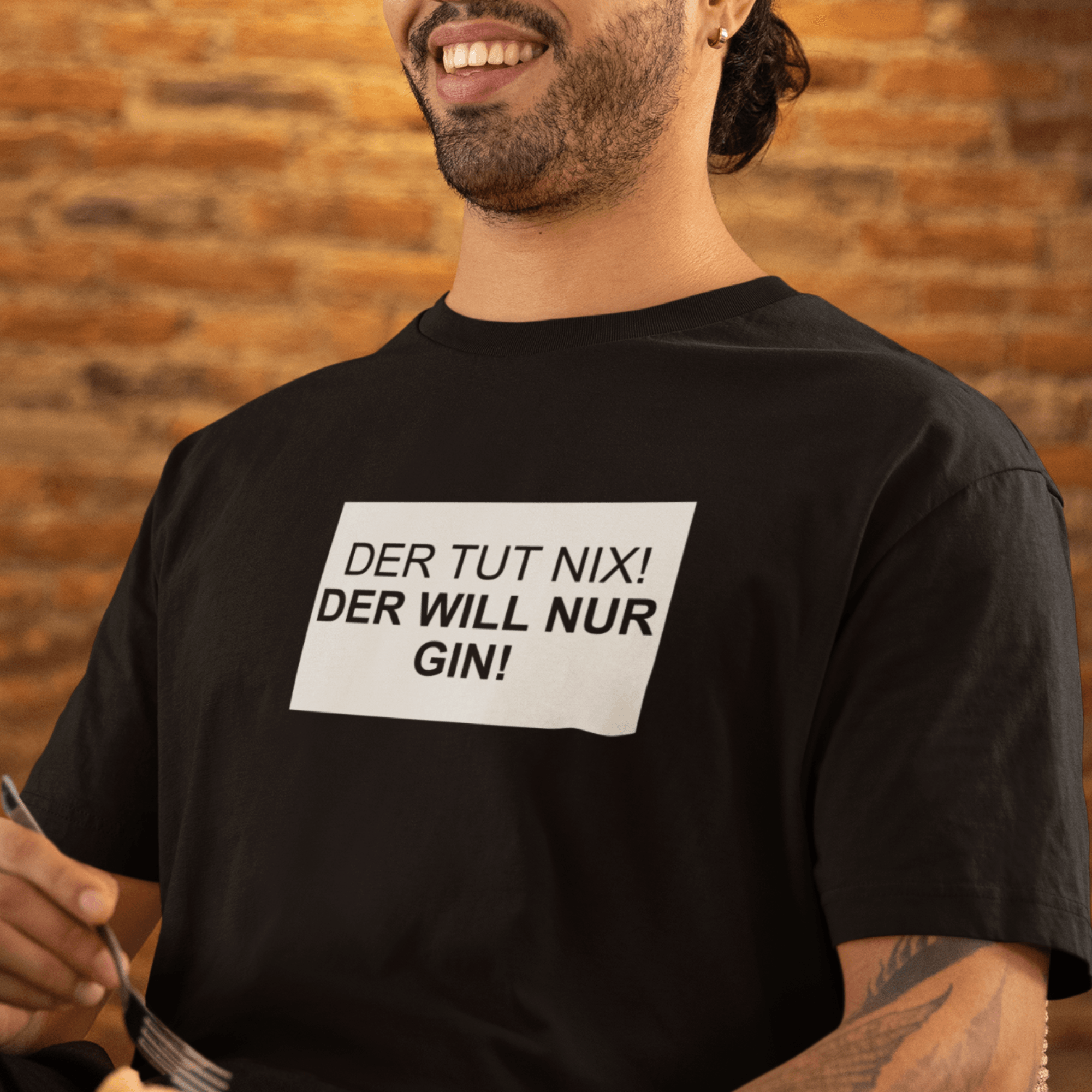 DER TUT NIX! GIN - Organic Relaxed Shirt - einschenken24.de
