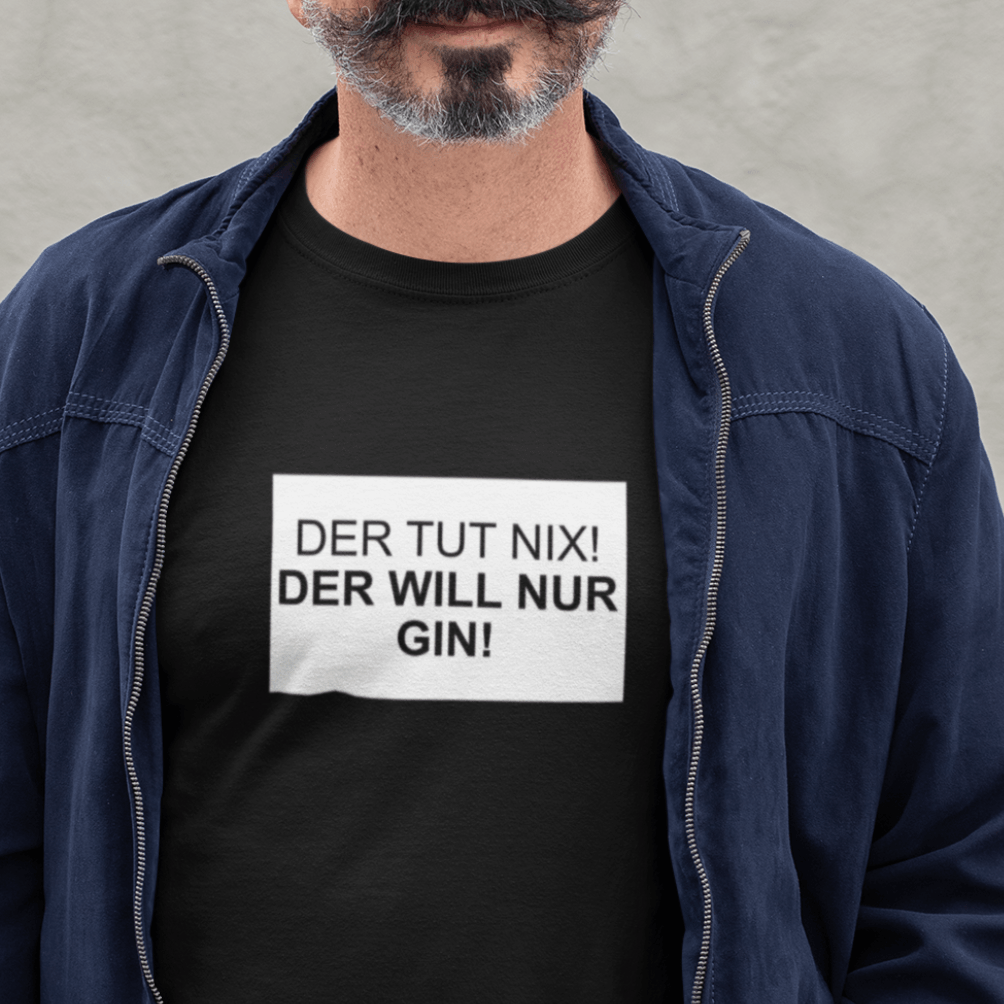 DER TUT NIX! GIN - Herren Premium Organic Shirt - einschenken24.de