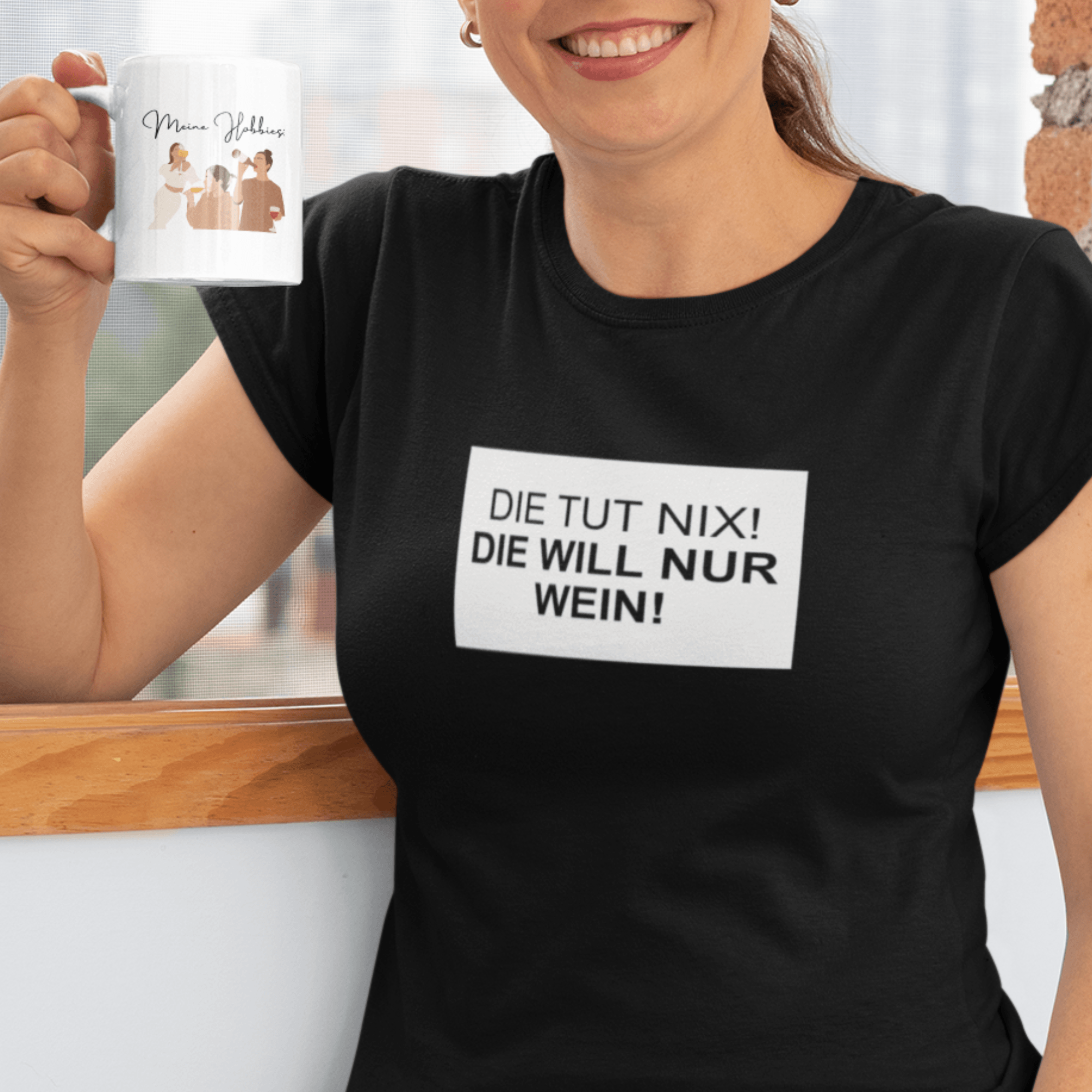 DIE TUT NIX! WEIN  - Damen Premium Organic Shirt