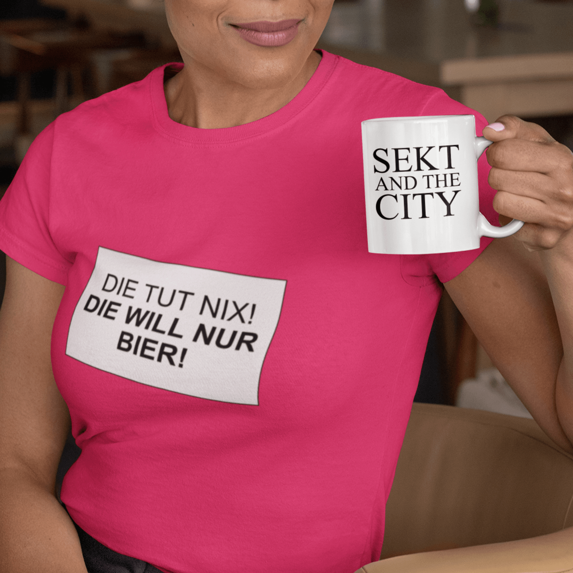 DIE TUT NIX! BIER - Damen Premium Organic Shirt - einschenken24.de