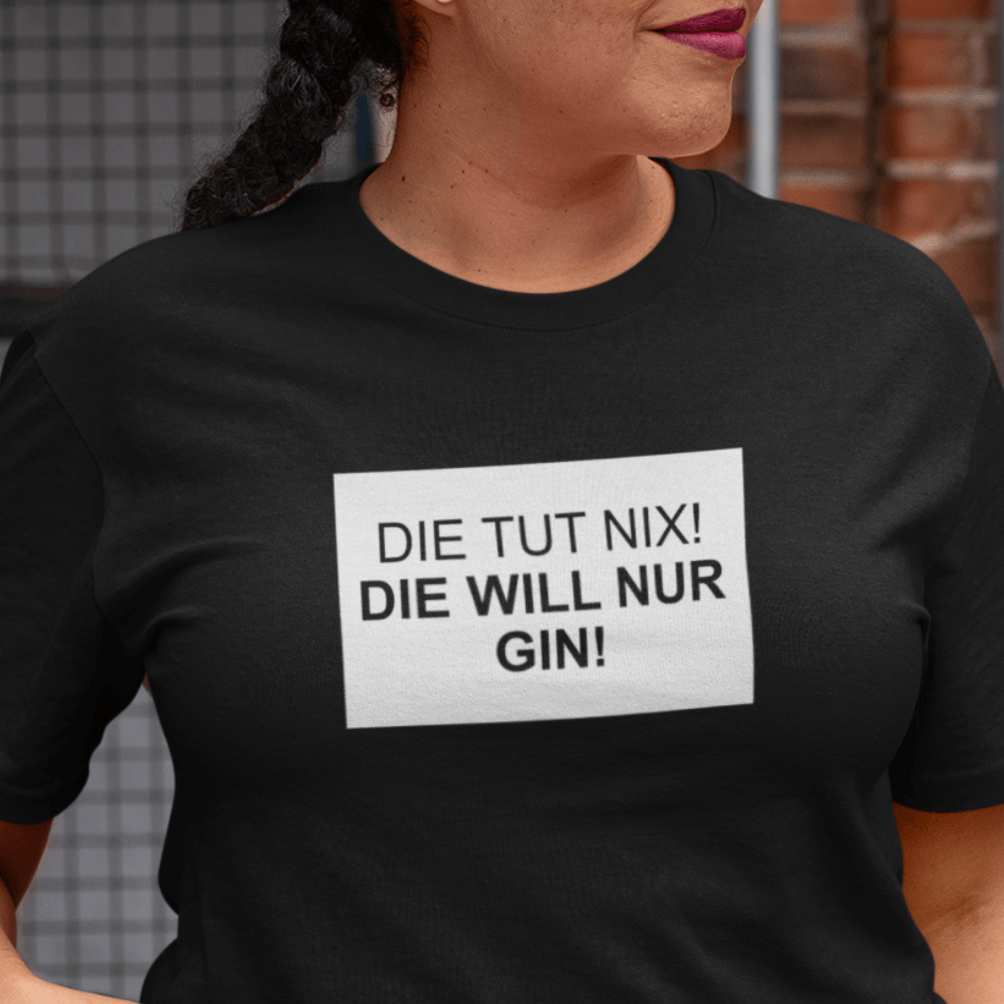 DIE TUT NIX! GIN  - Damen Premium Organic Shirt