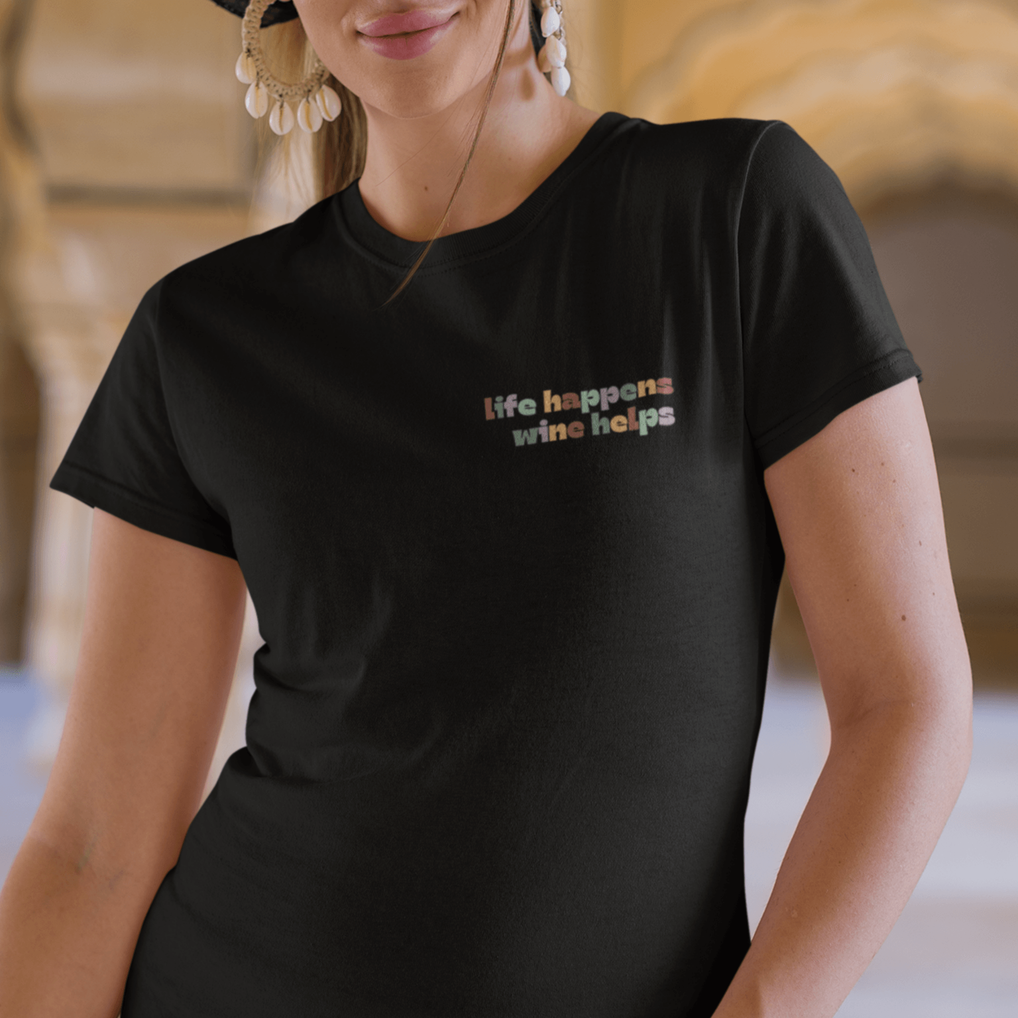 LIFE HAPPENS  - Damen Premium Organic Shirt