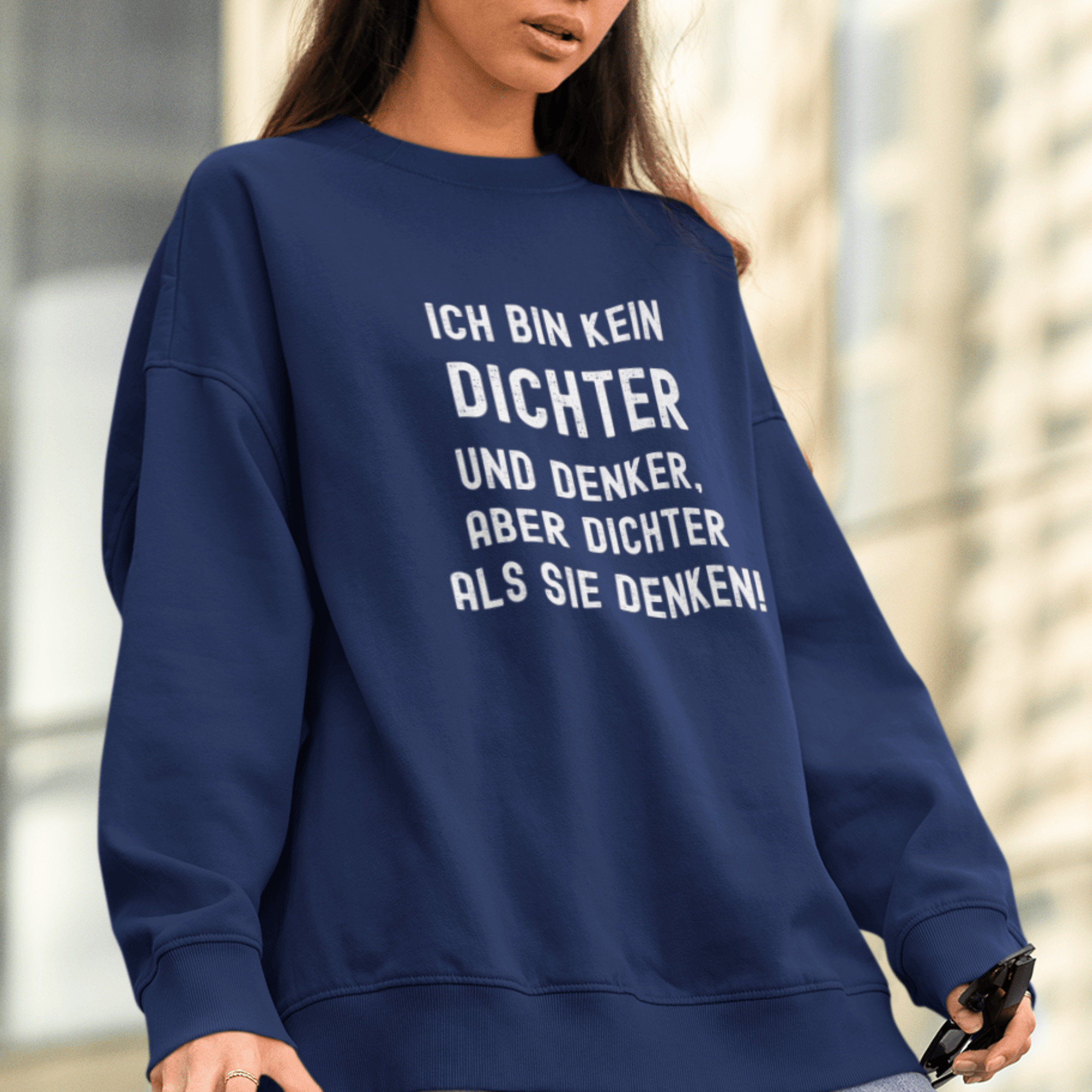 DICHTER UND DENKER - Relaxed Sweatshirt - einschenken24.de
