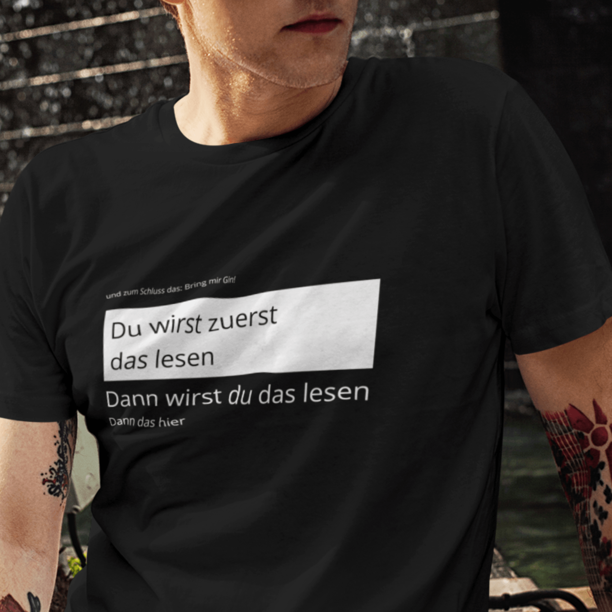 BRING MIR GIN - Herren Shirt - einschenken24.de