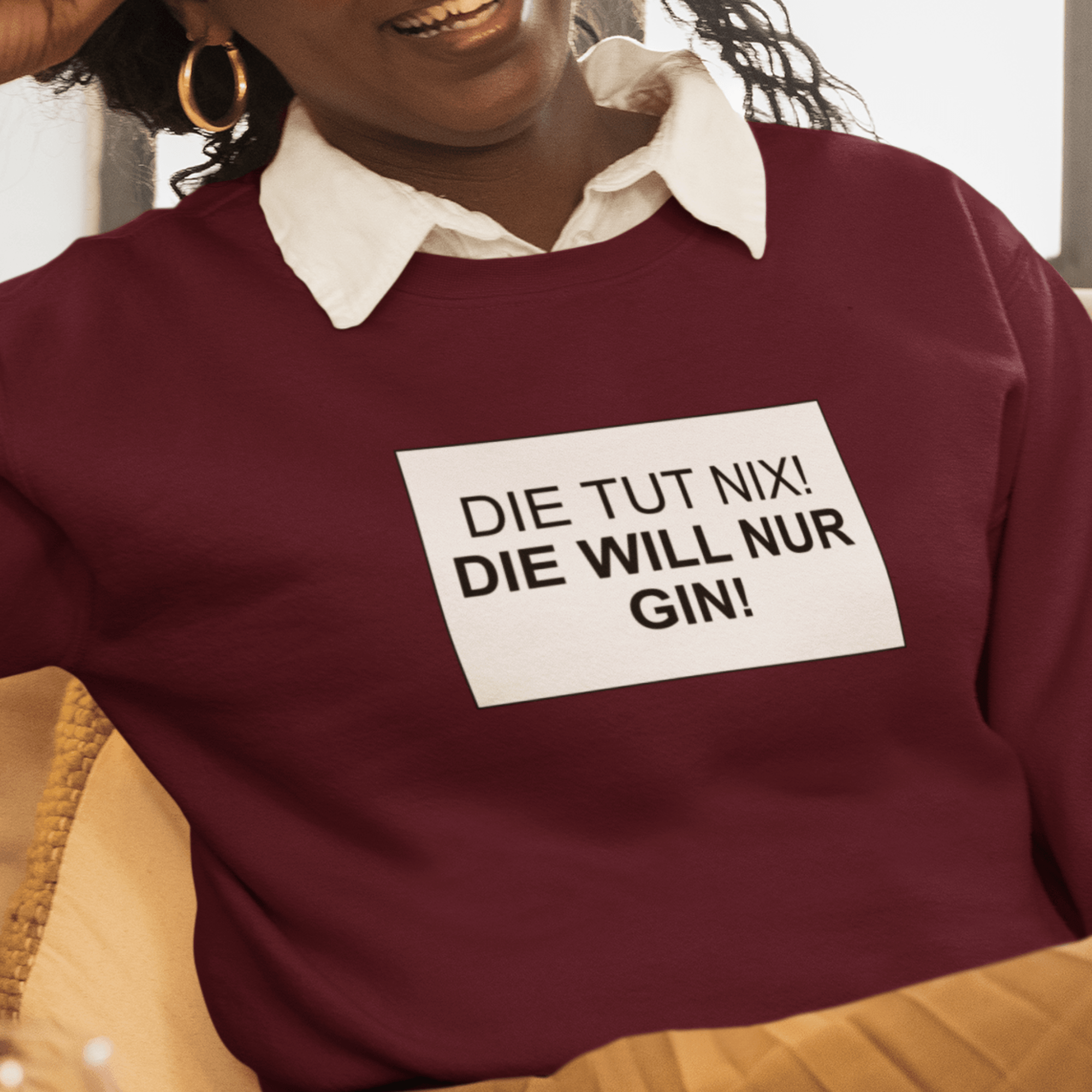DIE TUT NIX! GIN - Unisex Organic Sweatshirt - einschenken24.de