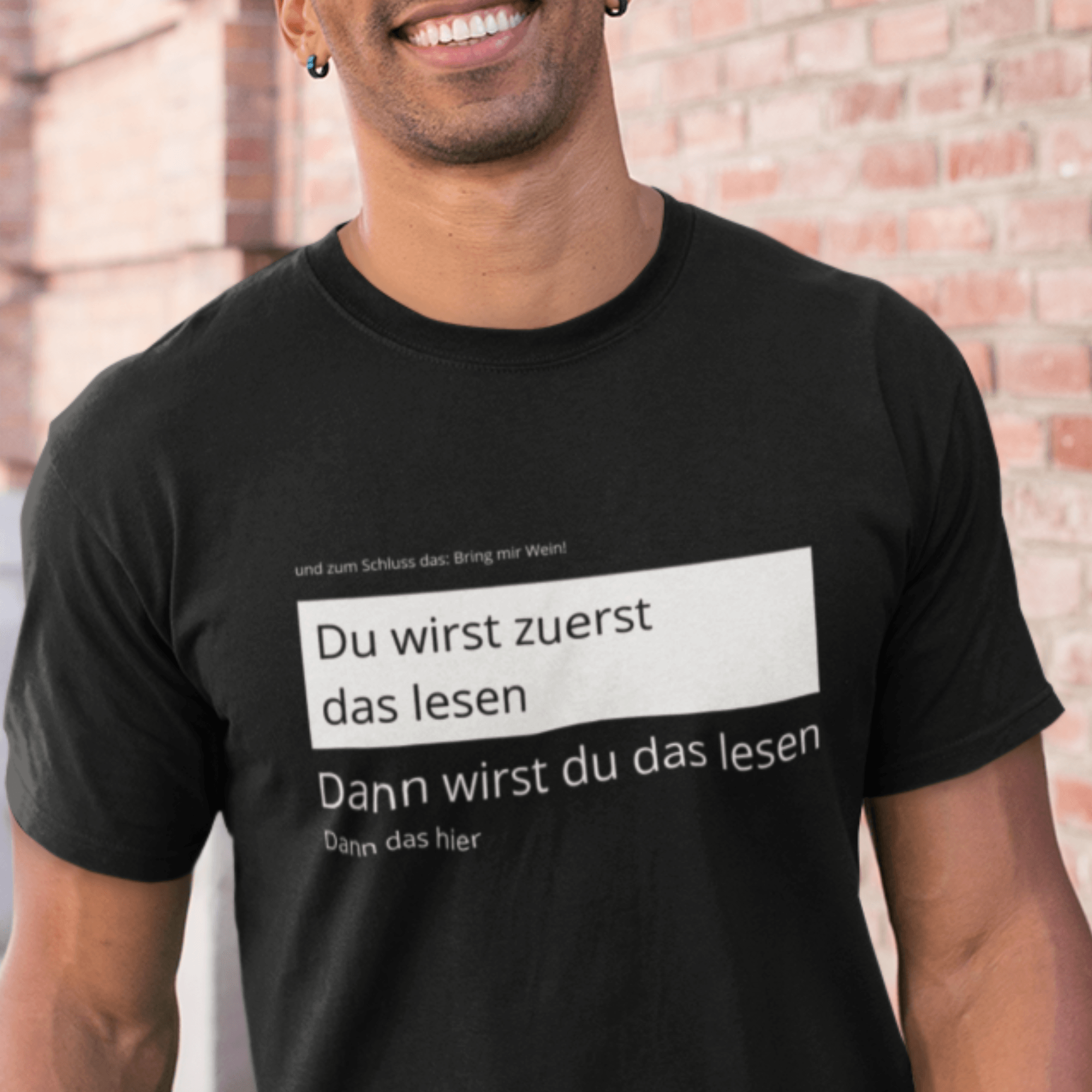 BRING MIR WEIN - Herren Shirt - einschenken24.de