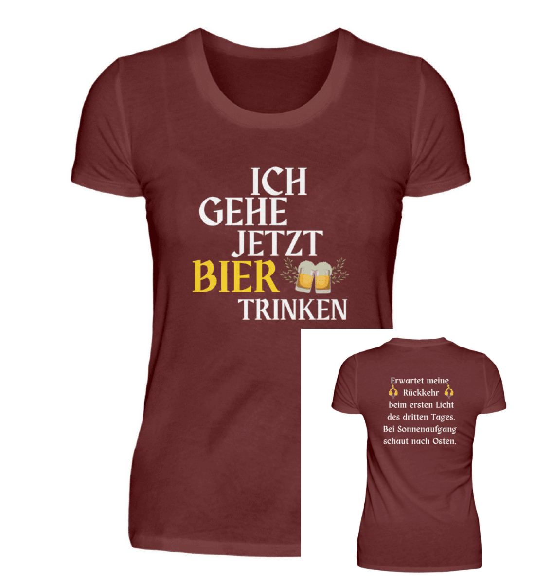 BIER TRINKEN  - Damen Premiumshirt
