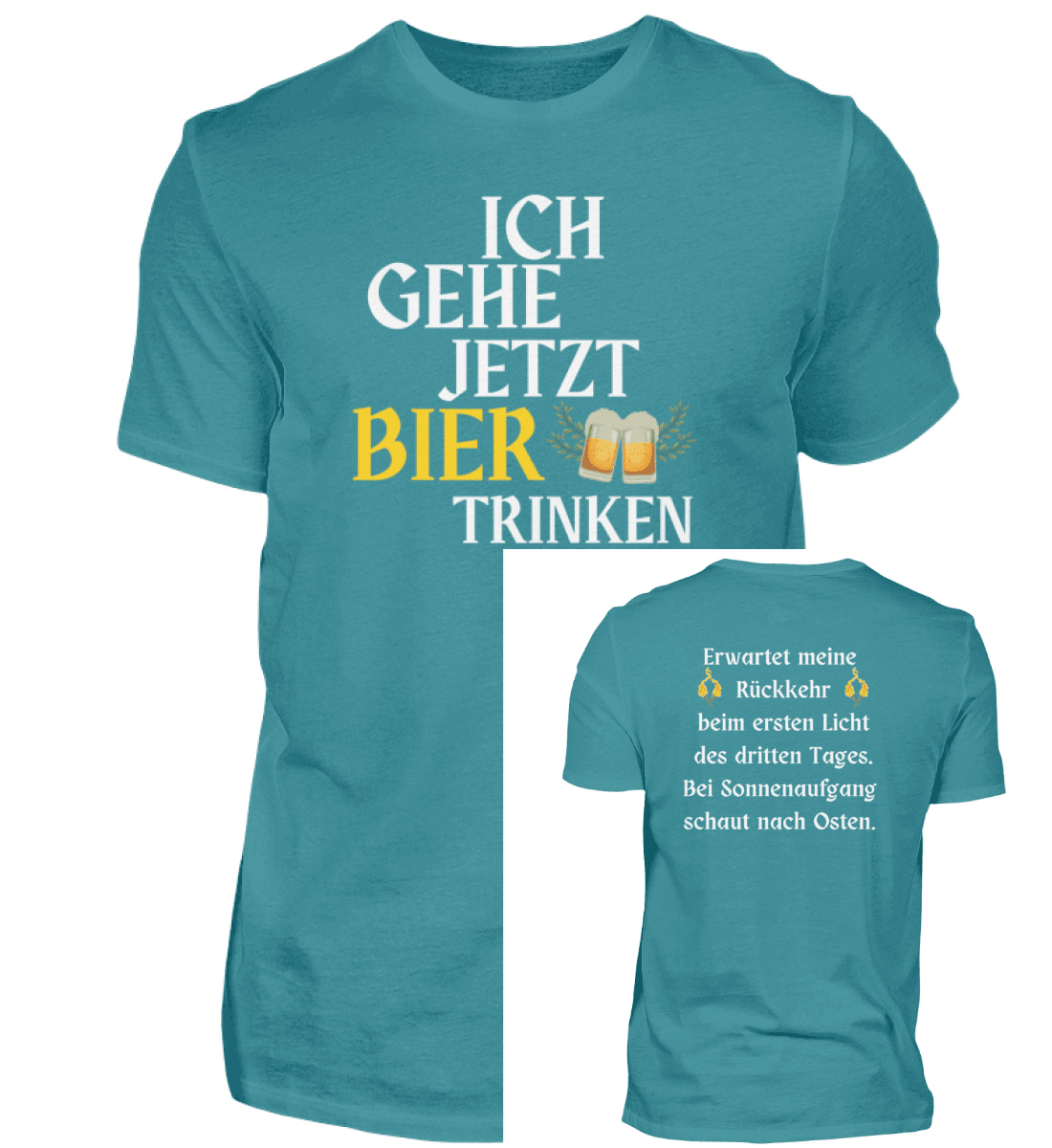 BIER TRINKEN - Herren Shirt - einschenken24.de