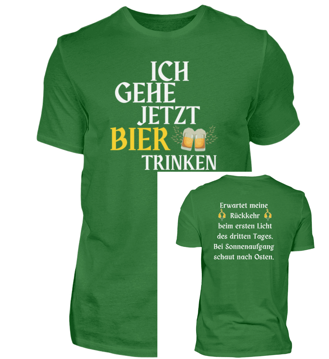 BIER TRINKEN - Herren Shirt - einschenken24.de