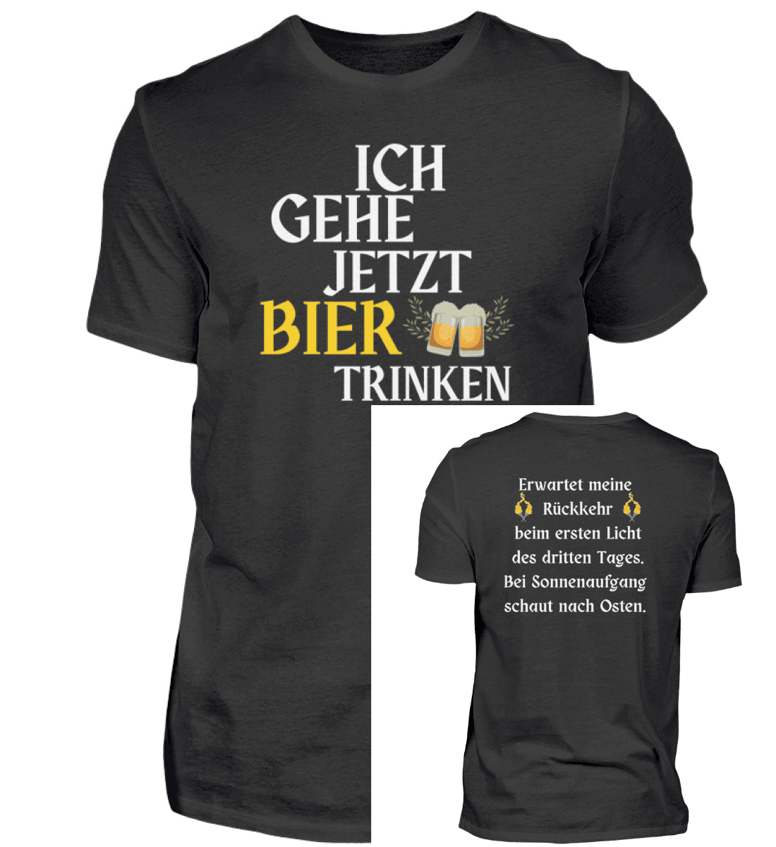 BIER TRINKEN  - Herren Shirt